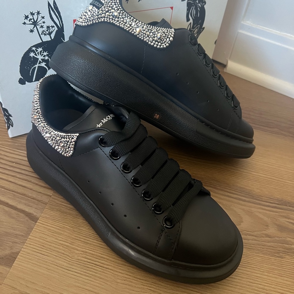 NIB ALEXANDER MCQUEEN RHINESTONE SNEAKER